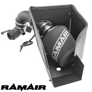 Audi A1 Performance Air Intake - Ramair - Foam Filter + Heat Shield (RHD) - Black - 1.8 TFSI EA888 - '14-'18