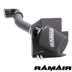 Ford Fiesta Performance Air Intake - Ramair - Foam Filter + Heat Shield (Black Hose) - Black - 1.0 EcoBoost - '17-'20