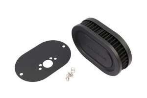 Carburetor Air Filter Baseplate - Ramair - Black