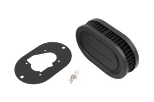 Carburetor Air Filter Baseplate - Ramair - Black