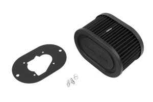 Carburetor Air Filter Baseplate - Ramair - Black