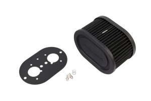 Carburetor Air Filter Baseplate - Ramair - Black