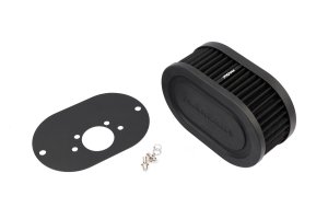 Carburetor Air Filter Baseplate - Ramair - Black