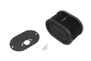 Carburetor Air Filter Baseplate - Ramair - Black