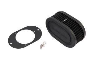 Carburetor Air Filter Baseplate - Ramair - Black