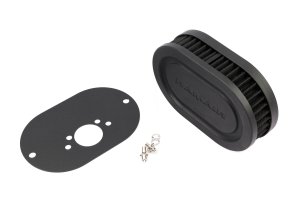 Carburetor Air Filter Baseplate - Ramair - Black