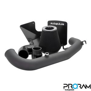 Ford Focus RS Performance Air Intake - Ramair - Cold Air Intake, 76mm Pipework, Heat Shield - Black - 2.3L EcoBoost - '15-'18
