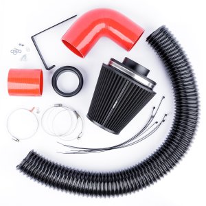 Audi A3 Performance Air Intake - Ramair - PRORAM Pleated - Red - 3.2L V6