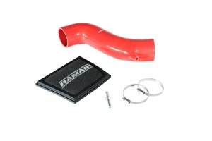 Ford Fiesta Performance Air Intake - Ramair - Twin-Layer Foam Panel Filter + Silicone Intake Hose - Red - 1.6L EcoBoost - '13-'17