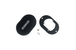 Carburetor Air Filter - Ramair - Domed, RS-Series, 40mm Internal Height - Black
