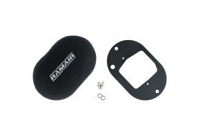 Carburetor Air Filter & Baseplate - Ramair - Black