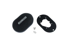 Carburetor Air Filter & Baseplate - Ramair - Black