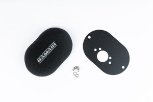 Carburetor Air Filter & Baseplate - Ramair - Black