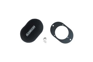 Carburetor Air Filter & Baseplate - Ramair - Black