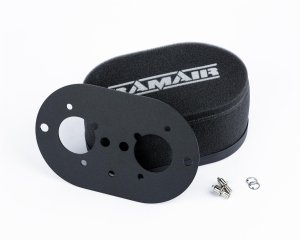Foam Air Filter with Baseplate - Ramair - Black