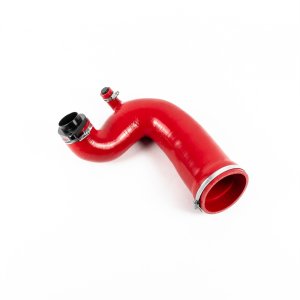 Volkswagen Passat Intake Hose + Turbo Inlet Adapter - Ramair - 4-Ply Silicone Hose + CNC-Machined Turbo Adapter - Red - 1.5 TSI (EA211 Evo)