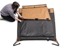 Jeep Wrangler Frameless Soft Top - Rampage - All Inclusive Frameless All Season Dual Top System - Spice - `97-`06