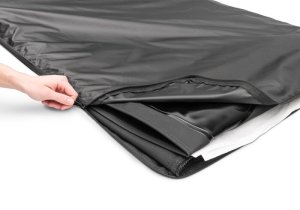 Jeep Wrangler Frameless Soft Top - Rampage - Frameless Soft Top Kit Sailcloth - Black Diamond - `97-`06