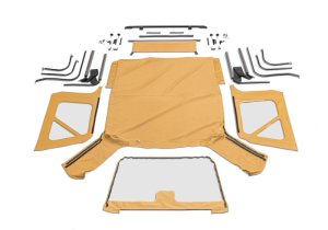 Jeep Wrangler Complete Soft Top Kit - Rampage - Spice Denim - `97-`06