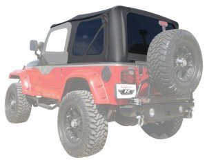 Jeep Wrangler Replacement Soft Top - Rampage - Black Diamond - `97-`06