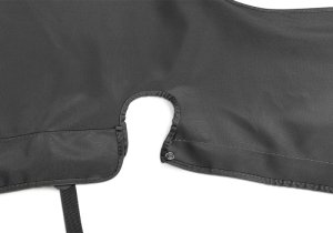 Jeep Wrangler Tonneau Cover - Rampage - Soft Top - Black Denim - `97-`02