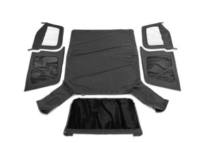 Jeep Wrangler Replacement Soft Top - Rampage - Factory Replacement w/Tinted Windows - Black Diamond - `97-`06