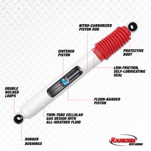 Jeep Wrangler Steering Stabilizer - Front - Rancho - RS5000 - `18-`20 Jeep Wrangler Steering Stabilizer - Front - Rancho - RS5000 - `18-`20