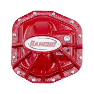 Jeep Gladiator Differential Cover - Rancho - rockGEAR, Dana 44 - Red - `20-`27