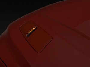 Ford Mustang GT Turn Signal Kit - Hood Mount - Raxiom - Axial Series - Amber - `15-`17