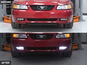Ford Mustang LED Fog Light Bulbs - Raxiom - Axial Series - `94-`04