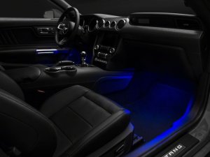 Ford Mustang Interior Lighting Kit - Raxiom - LED Footwell - Blue - `15-`23