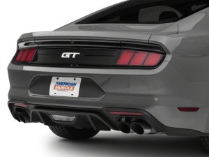 Ford Mustang LED Taillights - Rear - Raxiom - Profile LED - Gloss Black Housing - Red Lens - `15-`23