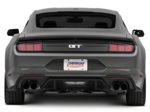 Ford Mustang LED Taillights - Rear - Raxiom - Profile LED - Gloss Black Housing - Red Lens - `15-`23