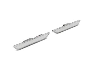 Ford Mustang Side Marker Lights - Rear - Raxiom - Axial Series LED - Clear - `15-`23