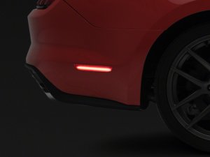 Ford Mustang Side Marker Lights - Rear - Raxiom - Axial Series LED - Red - `15-`23