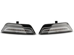 Ford Mustang Turn Signals - Front - Raxiom - Sequential LED - Amber - `15-`17