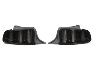 Ford Mustang LED Taillights - Rear - Raxiom - Vector V2 - Black Housing (Clear Lens) - `13-`14
