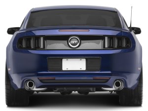 Ford Mustang LED Taillights - Rear - Raxiom - Vector V2 - Black Housing (Clear Lens) - `13-`14