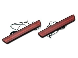 Ford Mustang Side Marker Lights - Rear - Raxiom - Axial Series LED - Red - `99-`04