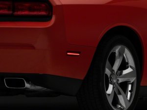 Dodge Challenger Side Marker Lights - Front + Rear - Raxiom - Axial Series LED - Smoked - `08-`14 Dodge Challenger Side Marker Lights - Front + Rear - Raxiom - Axial Series LED - Smoked - `08-`14