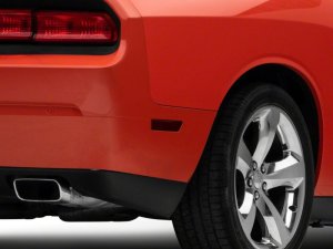 Dodge Challenger Side Marker Lights - Front + Rear - Raxiom - Axial Series LED - Smoked - `08-`14 Dodge Challenger Side Marker Lights - Front + Rear - Raxiom - Axial Series LED - Smoked - `08-`14