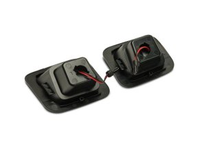 Dodge RAM 1500 License Plate Light Bulbs - Raxiom - Axial Series LED - Black Housing with a Clear Lens - `03-`18