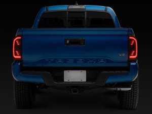 Toyota Tacoma LED Taillights - Raxiom - Black Housing - Clear Lens - `16-`23
