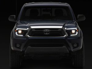 Toyota Tacoma LED Headlights - Raxiom - Axial Series Switchback Projector - Black - `12-`15