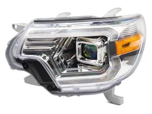 Toyota Tacoma LED Headlights - Raxiom - Switchback Projector - Chrome - `12-`15