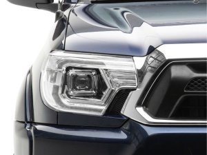 Toyota Tacoma LED Headlights - Raxiom - Switchback Projector - Chrome - `12-`15