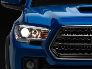 Toyota Tacoma LED Headlights - Raxiom - Axial Series OE Replacement - Chrome - `16-`23