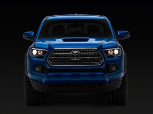 Toyota Tacoma LED Headlights - Raxiom - Axial Series OE Replacement - Black Housing - Clear Lens - `16-`23