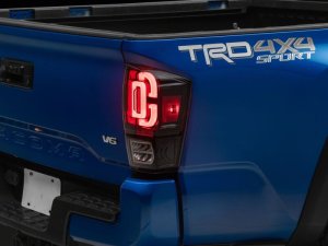 Toyota Tacoma LED Taillights - Raxiom - XW Series Sequential - Black Housing - Clear Lens - `16-`23