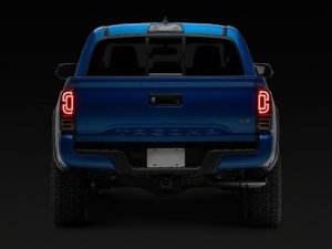 Toyota Tacoma LED Taillights - Raxiom - XW Series Sequential - Black Housing - Clear Lens - `16-`23